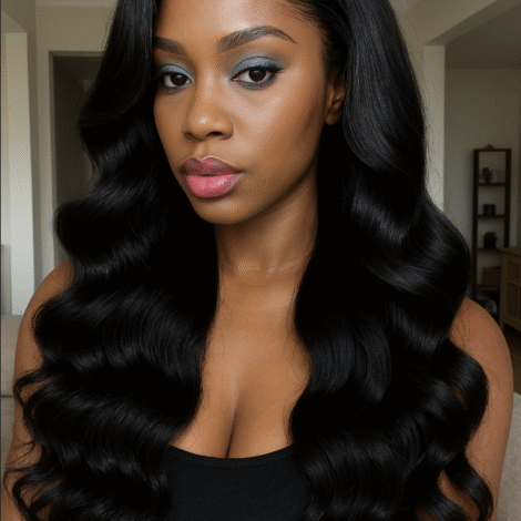 Pre-Plucked 13×4 Human Hair Lace Front Wig