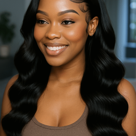XQzeet 9x6 HD Lace Closure #1B Body Wave