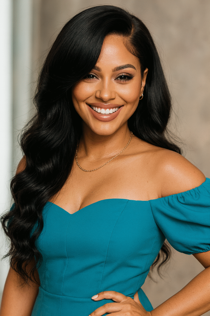 XQzeet 13×6 HD Lace Frontal #1B Body Wave