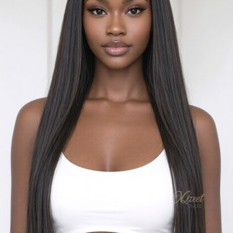 XQzeet 9×6 HD Lace Closure #1B Silky Straight