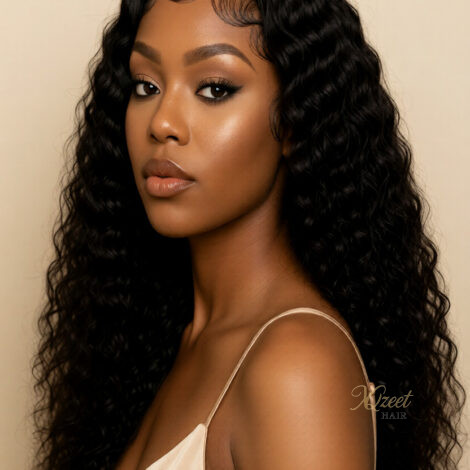 XQzeet 9×6 HD Lace Closure #1B Pineapple Wave