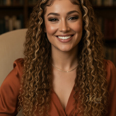 XQzeet 7×5 HD Lace Closure #P4/27 Highlight Water Wave