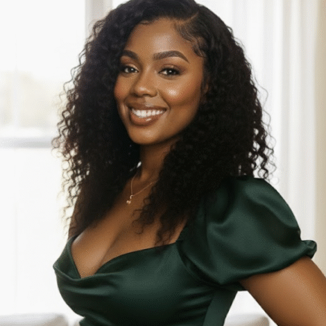 XQzeet 5×5 Transparent Lace Closure #1B Burmese Curly