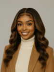 XQzeet 7×5 HD P4/27 Highlight Body Wave Closure Wig