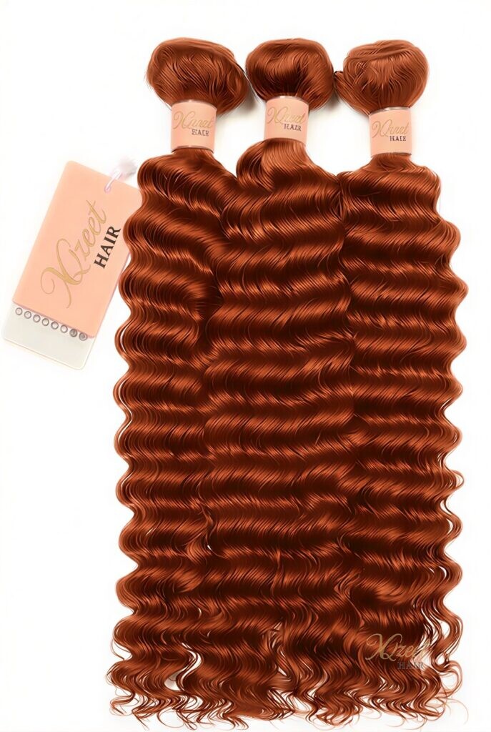 XQzeet #350 Ginger Deep Wave Bundle