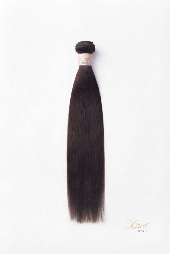 XQzeet #1B Silky Straight Bundle