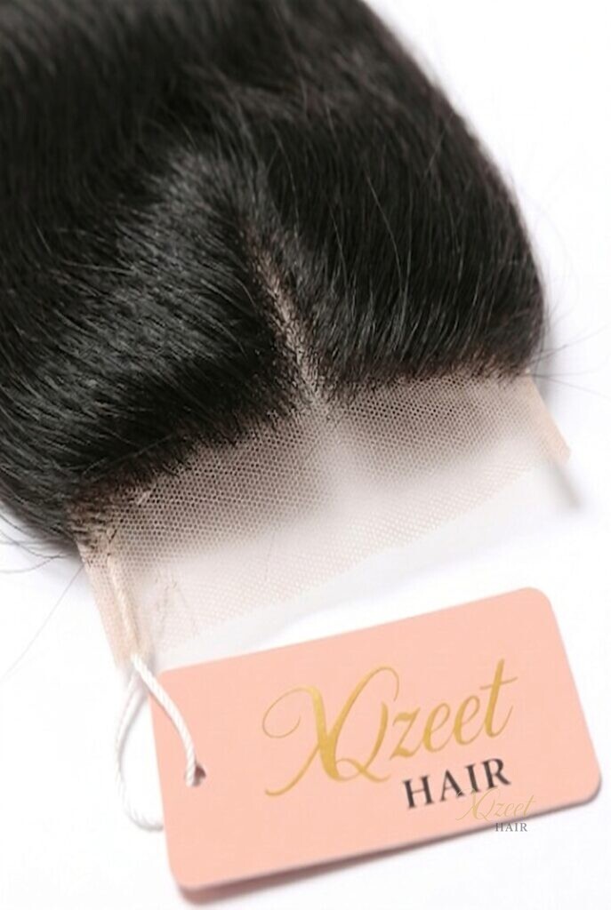 XQzeet 4x4 Human Hair Closure Piece