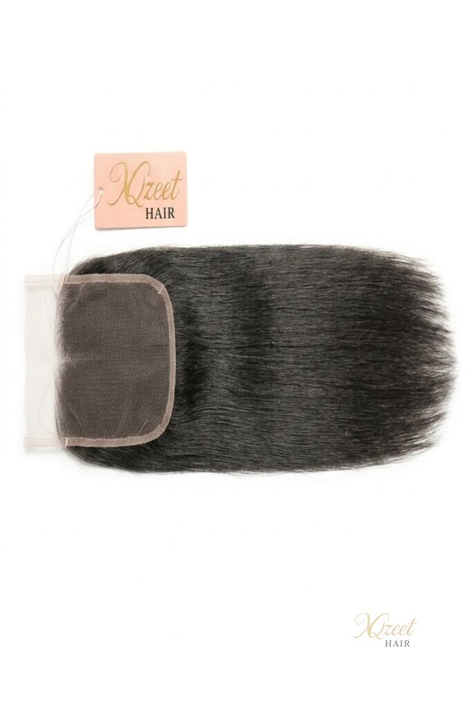 XQzeet 5x5 Human Hair Closure Piece